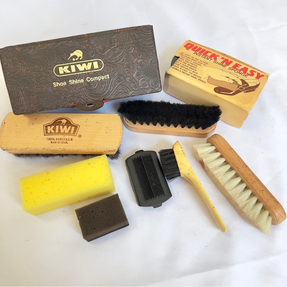 Kiwi Other Vintage Kiwi Shoe Polishing With Everything